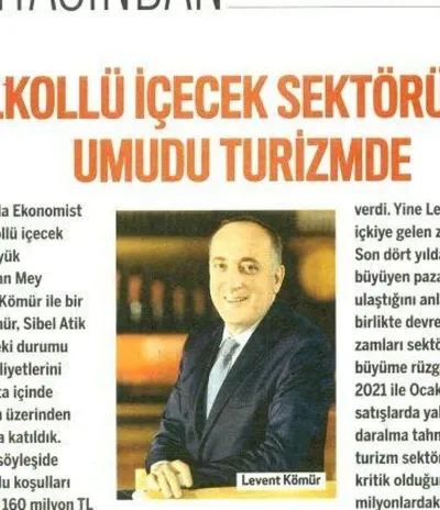 Ekonomist / Alkollü İçecek Sektörünün Umudu Turizmde