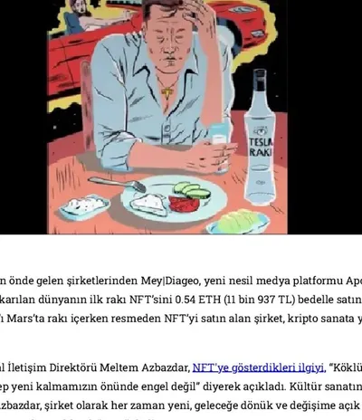 Gazete Duvar / Dünyanın İlk Rakı NFT'sini satın aldık!